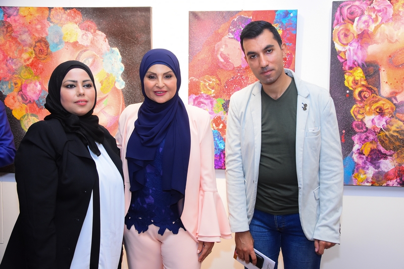 Conflicted Faces Exhibition by Fadwa Hamdan